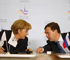 Дмитрий Медведев и Ангела Меркель очертили планы сотрудничества