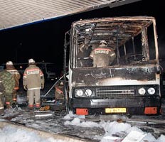 Взрыв автобуса в Невинномысске: основная версия - теракт  
