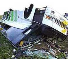 В Краснодарском крае автобус врезался в дерево: 4 человека погибли