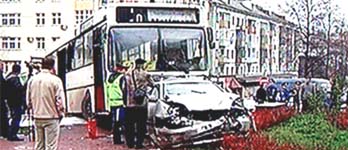В Перми произошло ДТП с участием пассажирского автобуса 