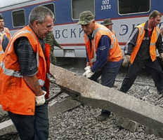 Движение поездов на участке Москва-Петербург частично восстановлено