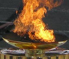 Олимпийский огонь «спрятали» в Петербурге 