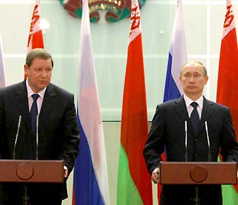 Путин и Лукашенко не встретились в Белоруссии